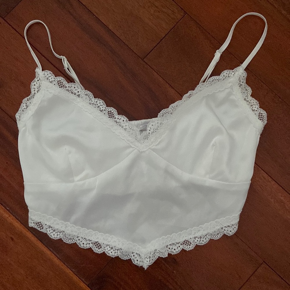 Garage Lace and Satin Cami